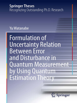 cover image of Formulation of Uncertainty Relation Between Error and Disturbance in Quantum Measurement by Using Quantum Estimation Theory